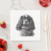 Cocker glazen servet (Insitu)