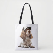 Cocker Honkbal Tote Bag (Voorkant)