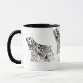 Cocker Mam, Amerikaanse Cocker Spaniel Ceramic Mok (Links)