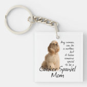 Cocker Mam Sleutelhanger (voorkant)