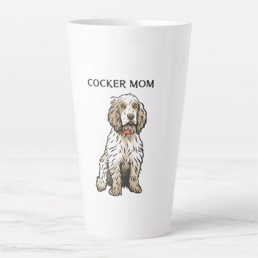 cocker mom latte mok (Voorkant)