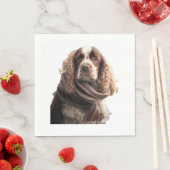 Cocker sjaal servet (Insitu)