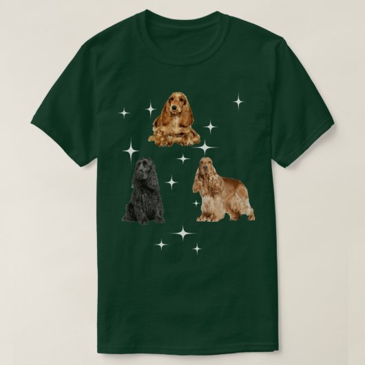 cocker spaniel 1 t-shirt (Design voorkant)