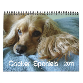 Cocker Spaniel 2012 Calendars Kalender