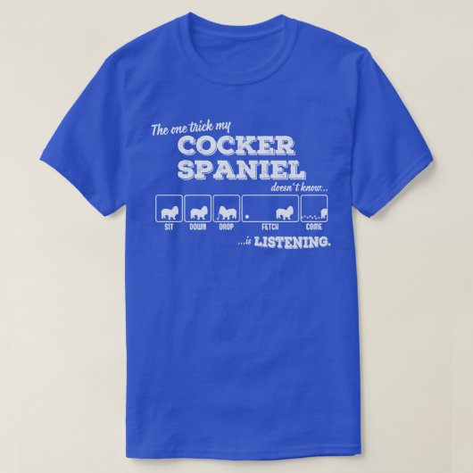 Cocker Spaniel 3 T-shirt (Design voorkant)