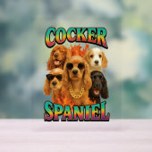 Cocker Spaniel Acryl Bord (Neutraal)