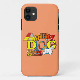Cocker Spaniel Agility iPhone 11 Hoesje