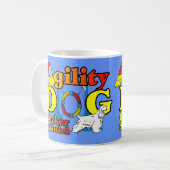 Cocker Spaniel Agility Gifts Koffiemok (Voorkant links)