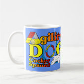 Cocker Spaniel Agility Gifts Koffiemok (Links)