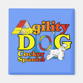Cocker Spaniel Agility Gifts Magneet
