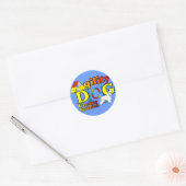 Cocker Spaniel Agility Gifts Ronde Sticker (Envelop)