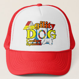 Cocker Spaniel Agility Gifts Trucker Pet