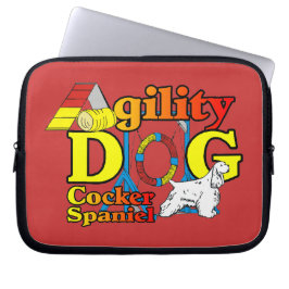 Cocker Spaniel Agility Laptop Sleeve