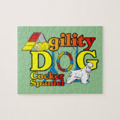 Cocker Spaniel Agility Legpuzzel (Horizontaal)
