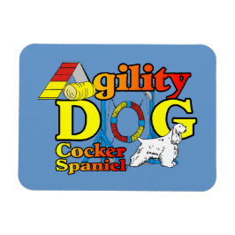 Cocker Spaniel Agility Magneet