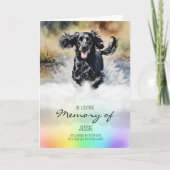 Cocker Spaniel aquarel hond verlies sympathie Kaart (Voorkant)