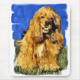 Cocker Spaniel Art Giften Muismat