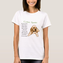 Cocker Spaniel Art Giften T-shirt