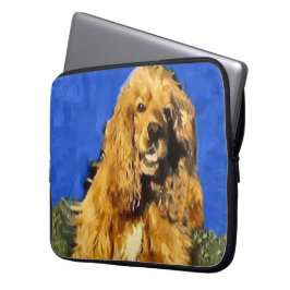 Cocker Spaniel Art Laptop Sleeve