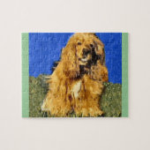 Cocker Spaniel Art Legpuzzel (Horizontaal)