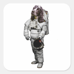 Cocker Spaniel Astronaut Sticker