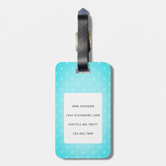 Cocker Spaniel Bagagelabels (Achterkant verticaal)