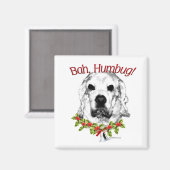 Cocker Spaniel Bah Humbug Magnet (Voorkant / Achterkant)
