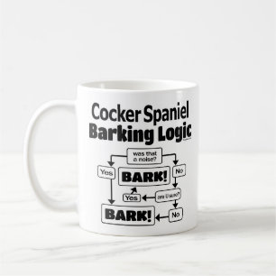 Cocker Spaniel Barking Logic Koffiemok
