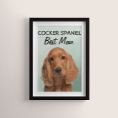 Cocker Spaniel Best Mam Poster