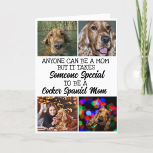 Cocker Spaniel ...Beste Moederdag Kaart van mama