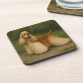 Cocker Spaniel Bier Onderzetter (Linkerzijde)