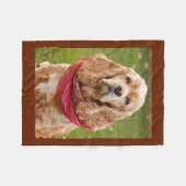 Cocker Spaniel Blanket Fleece Deken (Voorkant (Horizontaal))