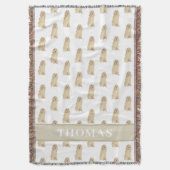 Cocker Spaniel (Blonde Tan Golden) Deken (Voorkant Verticaal)