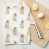 Cocker Spaniel (Blonde Tan Golden) Theedoek (Quarter Fold)