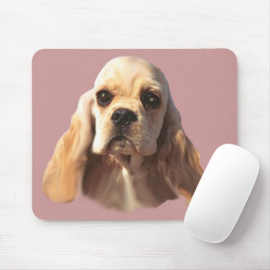 Cocker Spaniel Blondie Mousepad Muismat (Met muis)