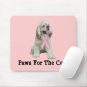 Cocker Spaniel Breast Cancer Mousepad Muismat (Met muis)