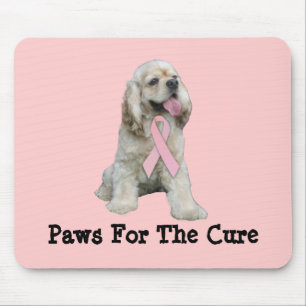 Cocker Spaniel Breast Cancer Mousepad Muismat
