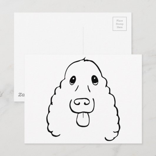 Cocker Spaniel Briefkaart (Voorkant / Achterkant)