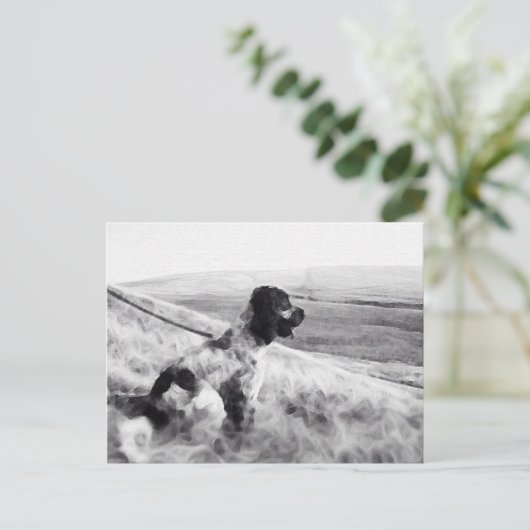 Cocker Spaniel Briefkaart (Staand voorkant)