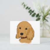 Cocker Spaniel Briefkaart (Staand voorkant)