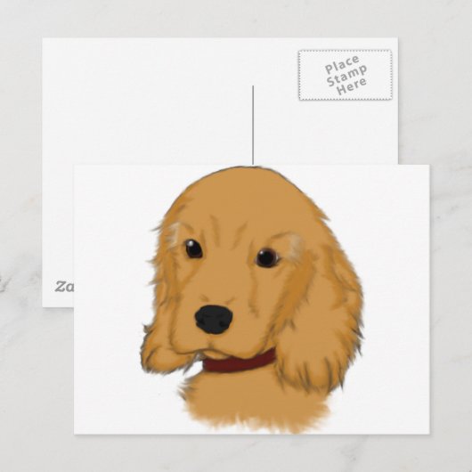 Cocker Spaniel Briefkaart (Voorkant / Achterkant)