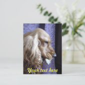 Cocker Spaniel Briefkaart (Staand voorkant)