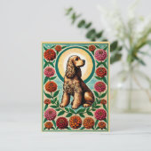 Cocker Spaniel Briefkaart (Staand voorkant)