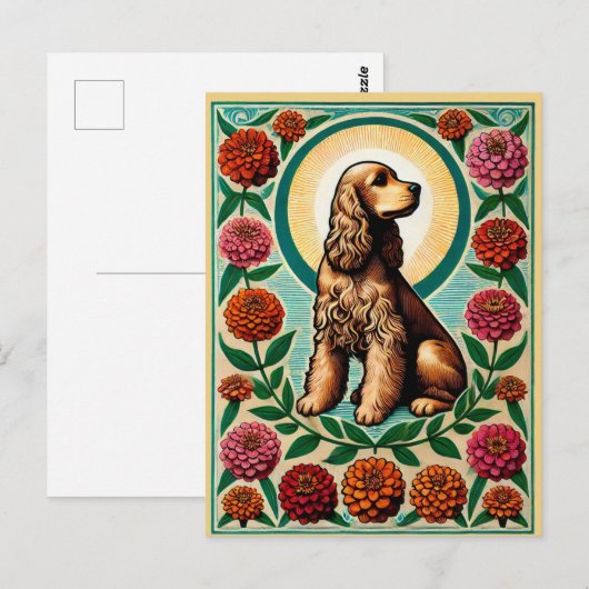 Cocker Spaniel Briefkaart (Voorkant / Achterkant)