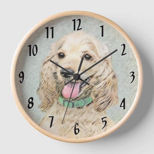 Cocker Spaniel Buff Schilderij - Originele Honden  (Voorkant)