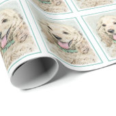 Cocker Spaniel Buff Schilderij - Originele Honden  Cadeaupapier (Rol Hoek)