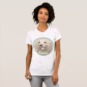 Cocker Spaniel Buff Schilderij - Originele Honden T-shirt (Voorkant volledig)