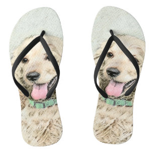 Cocker Spaniel Buff Schilderij - Originele Honden Teenslippers