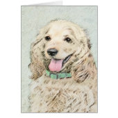 Cocker Spaniel Buff-schildering - Oorspronkelijke  (Voorkant)