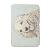 Cocker Spaniel Buff-schildering - Oorspronkelijke  Badmat (Voorkant Verticaal)